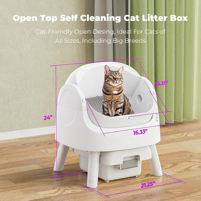 Premium Self-Cleaning Cat Litter Box™